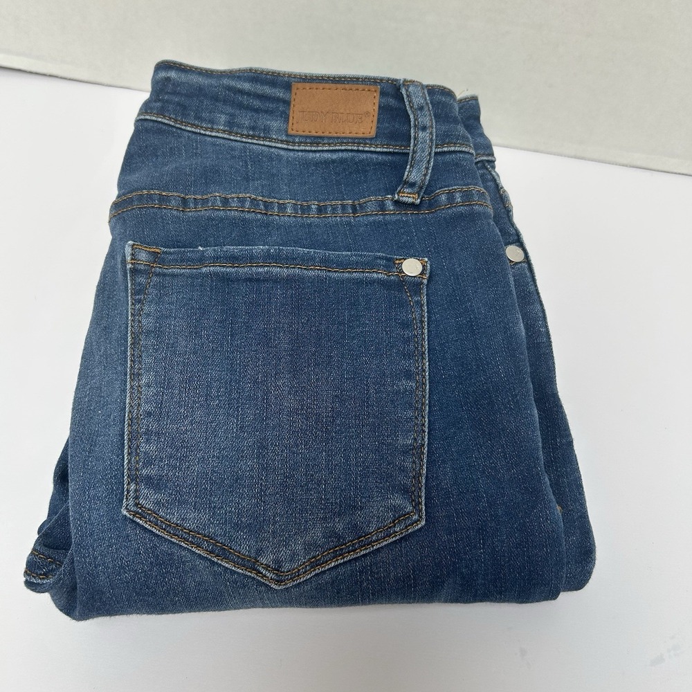Judy Blue Skinny Fit Mid-Rise Distressed Denim Jeans Size 7/28 Style #8829